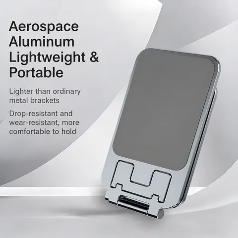 Opvouwbare Desktop Telefoonstandaard Draagbare Aluminiumlegering Verstelbare Telefoonhouder Bureau Beugel Voor Mobiele Telefoon En Tablet