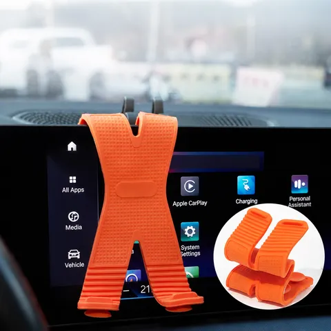 Flexible X-Shape Silicone Phone Stand Foldable Suction Cup Mobile Phone Holder For Car Dashboard Desktop Universal