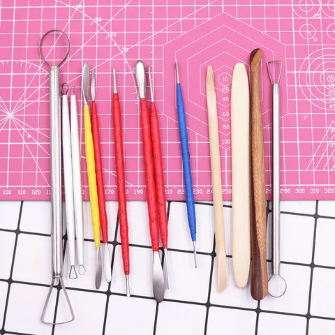 Stainless Steel Clay Sculpting Tools Set Pottery Modeling Carving Kit For DIY Doll Making And Art Craft