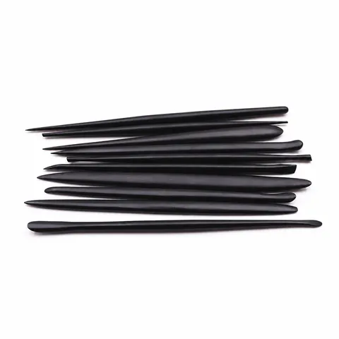 Schwarz Metall Polymer Ton Bildhauerei Werkzeuge Töpferei Schnitzmesser Modellierung Werkzeugset
