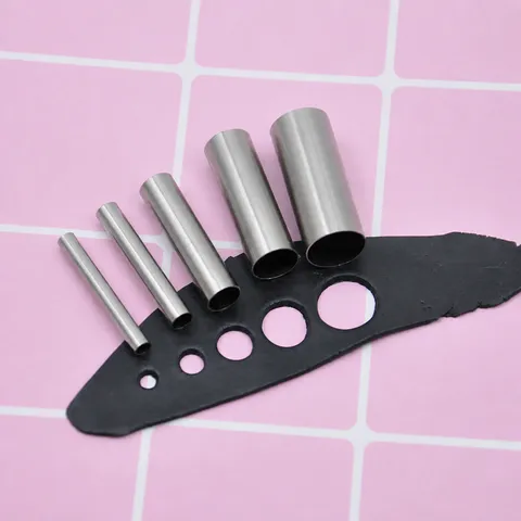 Stainless Steel Polymer Clay Cutter Set Round Shape Cutting Molds for Resin Clay Doll Clothes Decoration Craft Tool