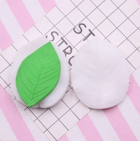 Leaf Vein Silicone Mold Plant Fondant Flower Petal Texture Mold DIY Cake Decorating Craft Resin Clay Mold