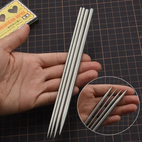 Stainless Steel Polymer Clay Sculpting Tools Pottery Carving Needle Rods Detailed Modeling Shaping Tools For Craft Art