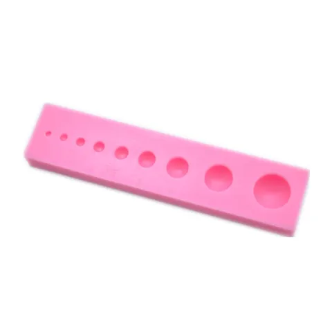 Silicone Clay Color Mixing Card Soft Pottery Ultra-Light Clay Color Matching Ruler Proportion Color Plate Mold Craft Tool