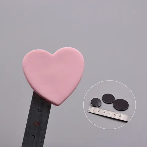 Adhesive Soft Magnetic Sheets Round Magnetic Pads With Backing For DIY Fridge Magnets Craft Making Accessories