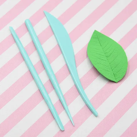 Mint Green Plastic Clay Sculpting Tools Polymer Resin Craft Modeling Carving Sticks Spatula Kit For DIY Handmade Art