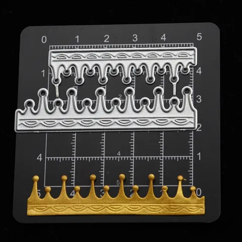Carbon Steel Crown Cutting Die Resin Doll Head Crown Mold DIY Craft Embossing Stencil For Clay Craft Scrapbooking