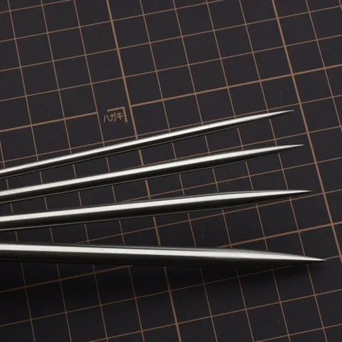 Stainless Steel Polymer Clay Sculpting Tools Pottery Carving Needle Rods Detailed Modeling Shaping Tools For Craft Art