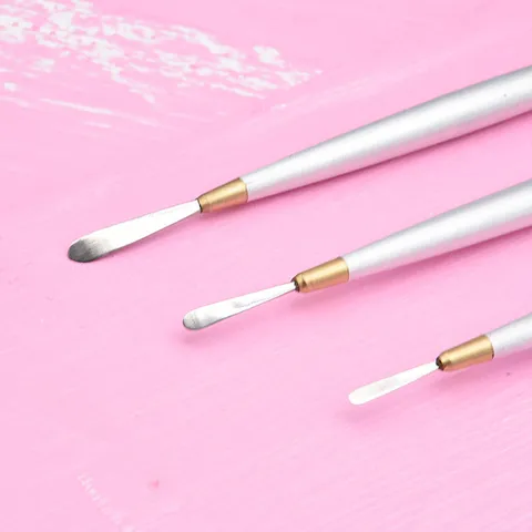 Metal Soft Pottery Sculpting Tool Set Clay Carving Knife Craft Tool For Doll DIY Miniature Making