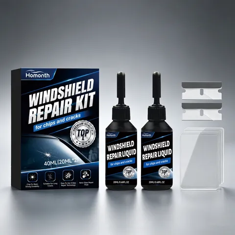 Car Windshield Repair Kit Glass Scratch Repair Fluid Windscreen Chip Crack Fixing Tool Automotive Glass Care