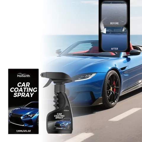 HOMONTH Spray de Revestimiento de Coche Pintura de Automóvil Cuidado Pulido Brillo Impermeable A Prueba de Polvo Líquido