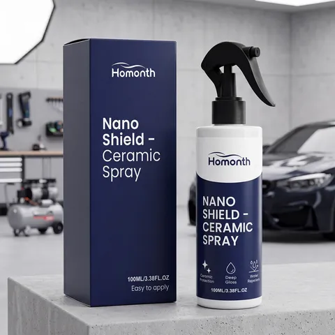 HOMONTH Spray de Revestimiento Nanocerámico para Coche Pintura Cuidado Pulido Limpieza Diaria Impermeable Protección Hidrofóbica