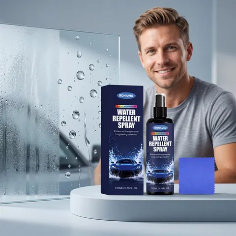 Auto Glas Anti-Mist Waterdicht Spray Voorruit Duidelijk Zicht Reiniger met Microvezeldoek Auto Anti-Mist Coating Kit
