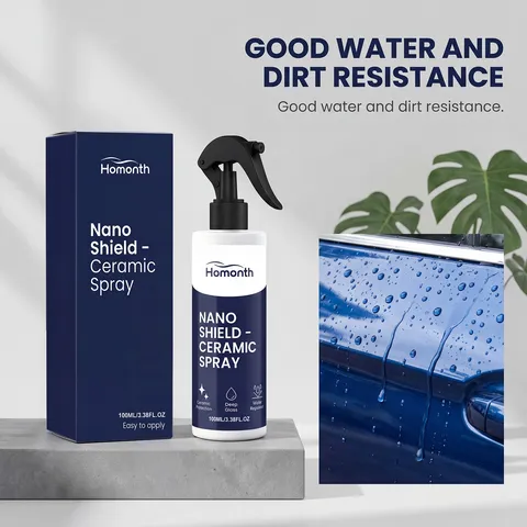 HOMONTH Spray de Revestimiento Nanocerámico para Coche Pintura Cuidado Pulido Limpieza Diaria Impermeable Protección Hidrofóbica