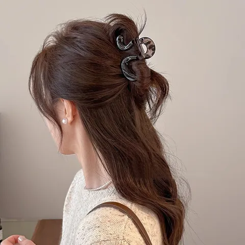 Molla per Capelli in Acrilico Stile Coreano Accessori per Capelli Geometrici per Donne