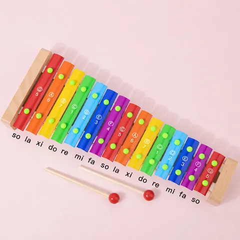 Wooden Beech Multi Note Xylophone Musical Instrument Orff Percussion Toy Educational Learning Toy For Kids