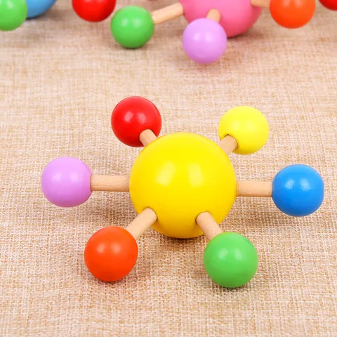 Wooden Spinning Top Toy Children Colorful Decompression Toy Retro Nostalgic Classic Fidget Stress Relief Desk Toy