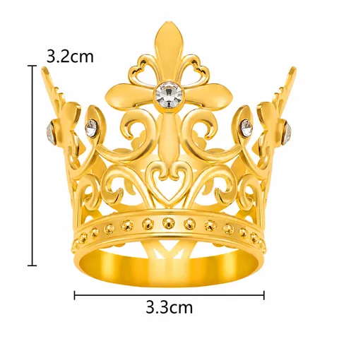 Gouden Zilveren Roségouden Kruis Kroon Taart Topper Voor Verjaardag Feest Bruiloft Taart Decoratie Accessoires Strass Legering Tiara Hoofddeksel