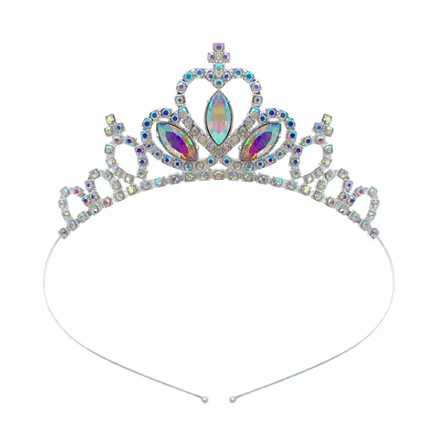 Legierung Strass Krone Stirnband Süße Prinzessin Tiara Haarschmuck Für Mädchen Geburtstag Party Cosplay Kleid Schmuck Geschenk