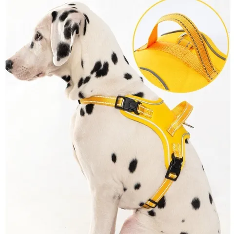 Pet Dog Saddle Harness Reflective Adjustable Breathable Mesh Anti Escape Vest With Handle For Medium Large Dogs Pet Supplies