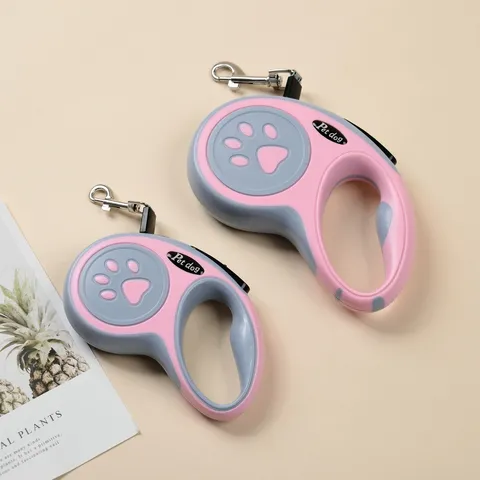 Retractable Dog Leash Automatic Flexi Leash For Small Medium Dogs Pet Walking Leash With Waste Bag Dispenser