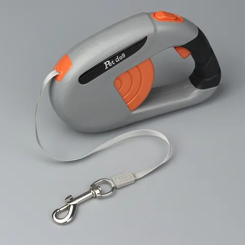 Pet Retractable Dog Leash Heavy Duty Automatic Flexi Leash with Anti-Slip Handle and Secure Metal Hook for Small Medium Dogs