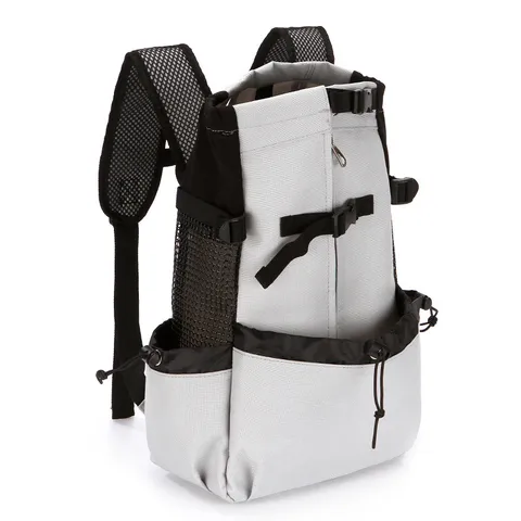 Pet Dog Cat Outdoor Portable Backpack Breathable Mesh Head-Out Travel Bag Small Medium Pet Carrier Carrying Supplies