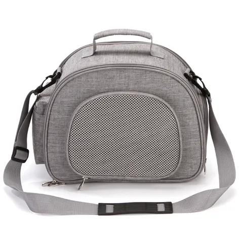 Portable Foldable Pet Carrier Bag Breathable Mesh Travel Handbag Single Shoulder Crossbody Bag For Cats Dogs