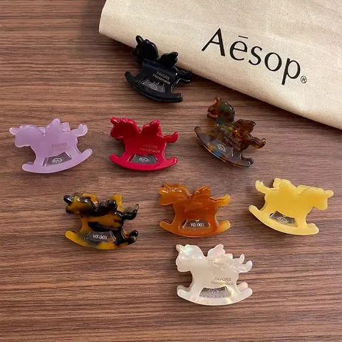 Haarklammer Aus Celluloseacetat Im Koreanischen Stil Kleiner Eleganter Schildpatt Pony Haarnadel Für Damen Tägliche Haar Accessoires