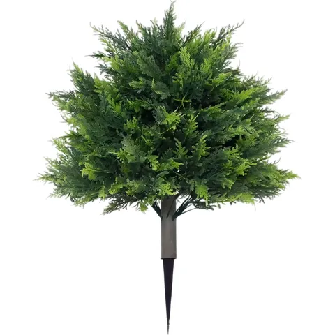 Artificial Cypress Tree Faux Cedar Plant For Outdoor Garden Yard Decor UV Resistant Plastic Greenery Potted Plant For Home Patio Landscaping Decoration