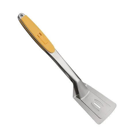 Pinzas para Bistec de Acero Inoxidable 304 Pinza Espátula de Cocina 2 en 1 Pinzas de Alimentos para BBQ Freír Pan Panqueque