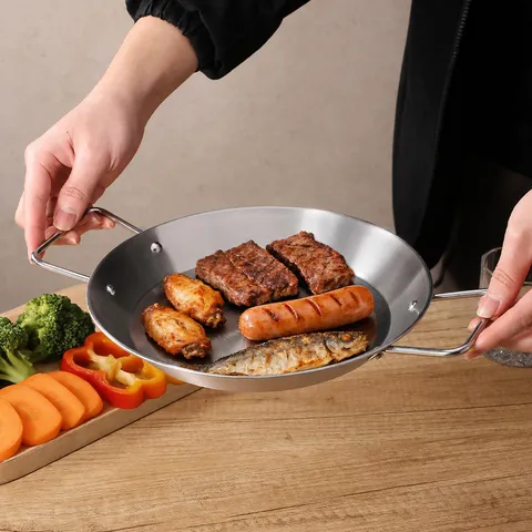 Poêle à Rôtir Verticale en Acier Inoxydable avec Brochettes Ensemble de Grille BBQ pour Cuisine Extérieure