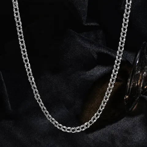 Collana a Catenina a Labbro in Argento Sterling 925 per Uomo Donna Semplice Catena a Clavicola Gioielli in Argento Placcato Oro