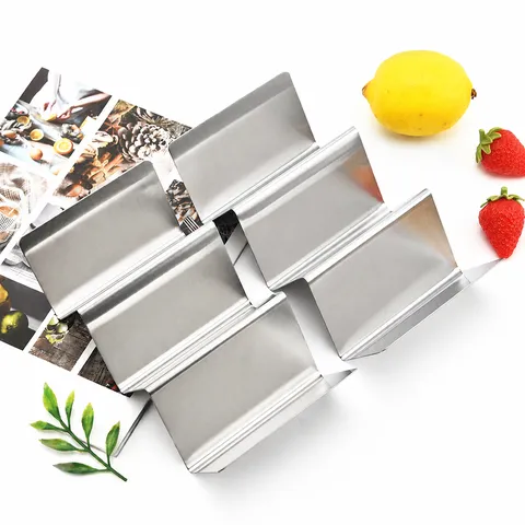 Edelstahl Taco Halter Wellenform Mexikanisches Essen Ständer Harte Schale Weiche Taco Präsentationsständer Küche Essgeschirr