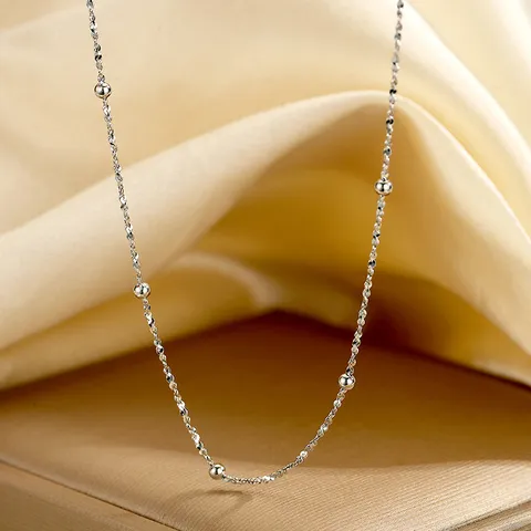 Echte 925 Sterlingsilber Sternenhimmel Halskette Für Damen Glänzende Echtgold Vergoldete Minimale Choker Gliederkette Alltägliche Vielseitige Feine Kette Schmuck Geschenk