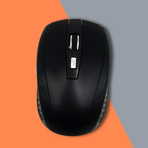 Wireless Mouse For Laptop Computer Office Bluetooth Optical Mouse 6 Buttons Ergonomic Design Black Wireless Computer Mouse