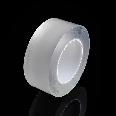Transparent Traceless Nano Double Sided Tape Waterproof Washable Reusable Magic Acrylic Adhesive Tape For Home Kitchen