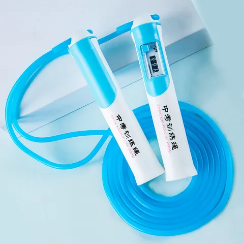 Cordino per Saltare Regolabile Con Contatore Meccanico PVC Fitness Corda da Salto per Allenamento Sportivo Studenti