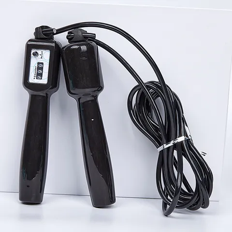 Einstellbare Länge Sport Springseil Mit Mechanischem Zähler PVC Fitness Seilspringen Für Schultraining Übung