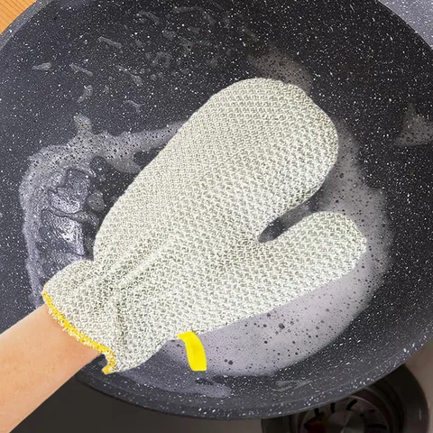 Staalraad Afwashandschoenen Duurzame Schoonmaak Handschoenen Keuken Huishouden Oliebestendig Schoonmaakgereedschap