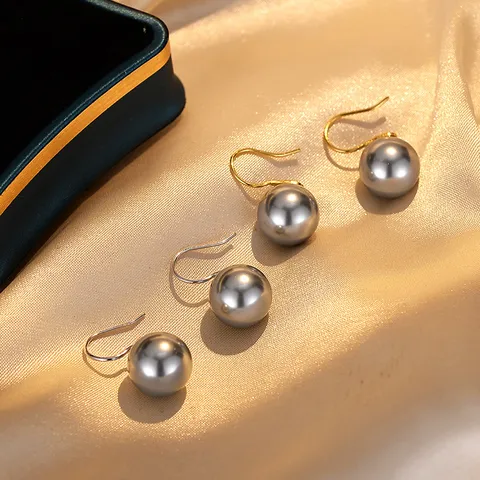 Elegante Ohrringe Mit Künstlichen Perlen In High-Heel-Form Und Ohrstecker-Stift Aus 925 Sterlingsilber Galvanisiert Gold Platin Geometrische Ohrringe Für Damen