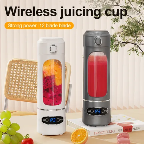 Tragbarer Elektrischer Entsafter Becher Kabellos Wiederaufladbar Smoothie Mixer Persönlicher Frischer Saft Bereiter für Reisen Outdoor Zuhause