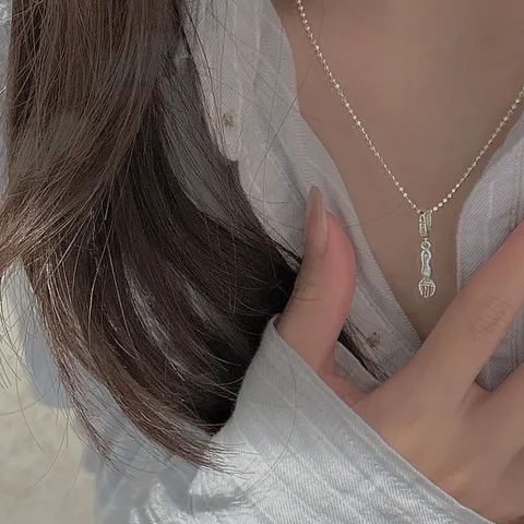 925 Sterlingsilber Retro Gabel Und Messer Anhänger Nischendesign Koreanischer Stil Kleiner Besteckanhänger Nur Für Damen Schmuck Geschenk