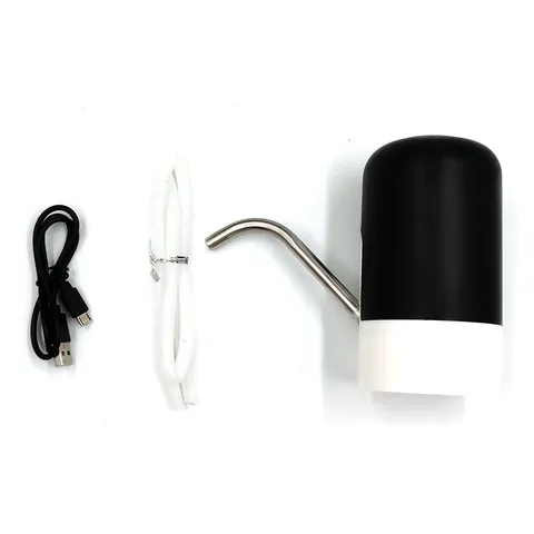 Electric Water Dispenser Pump USB Rechargeable Automatic Bottle Pump Plastic Stainless Steel Home Office Kitchen