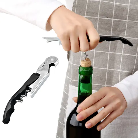 Multifunctional Waiters Friend Corkscrew Stainless Steel Bottle Opener Professional Wine Opener Beer Bottle Opener Tool