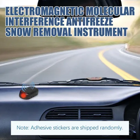 Car Electromagnetic Molecular Interference Antifreeze Snow Removal Instrument Solar Powered Auto Ice Remover