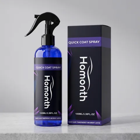 Spray de Revestimiento para Vidrio de Coche Antilluvia y Polvo Visión Clara Revestimiento Protector de Parabrisas Limpiador Líquido