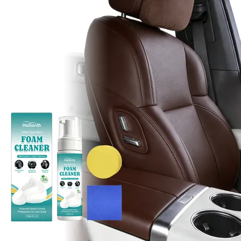 Auto Innenraum Schaumreiniger Spray Mehrzweck Leder Armaturenbrett Tiefenreinigung Set Mit Schwamm Und Tuch Für Autopflege