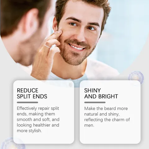 East Moon Men Beard Growth Oil Natural Organic Beard Care Softening Moisturizing Nourishing Beard Grooming Essential Oil