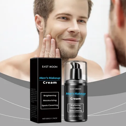 Men Concealer Moisturizing Cream Face Brightening Foundation Long Lasting Hydrating BB Cream For Men Makeup